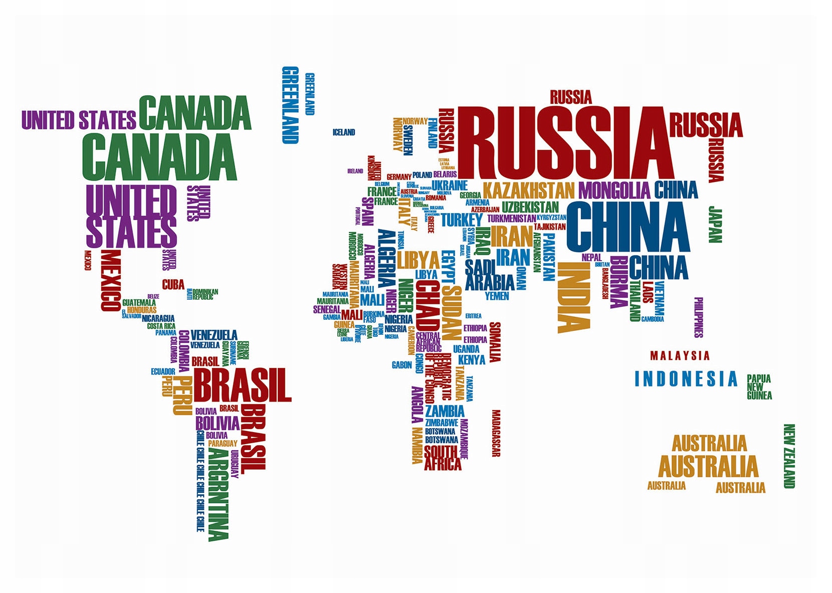 Fototapeta Mapa sveta, krajiny, kontinenty do domu, kancelárie 312x219 lepidlo