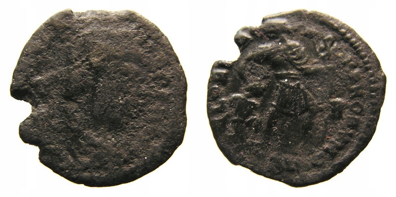 6713. RZYM, Konstancjusz II (337-361) FOLIS