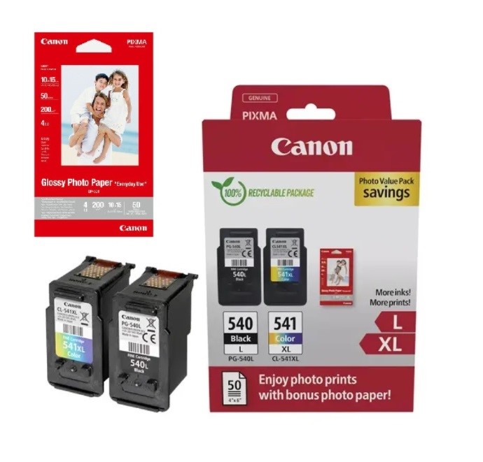 Zestaw tuszy Canon Pg 540L/CL-541XL papier foto