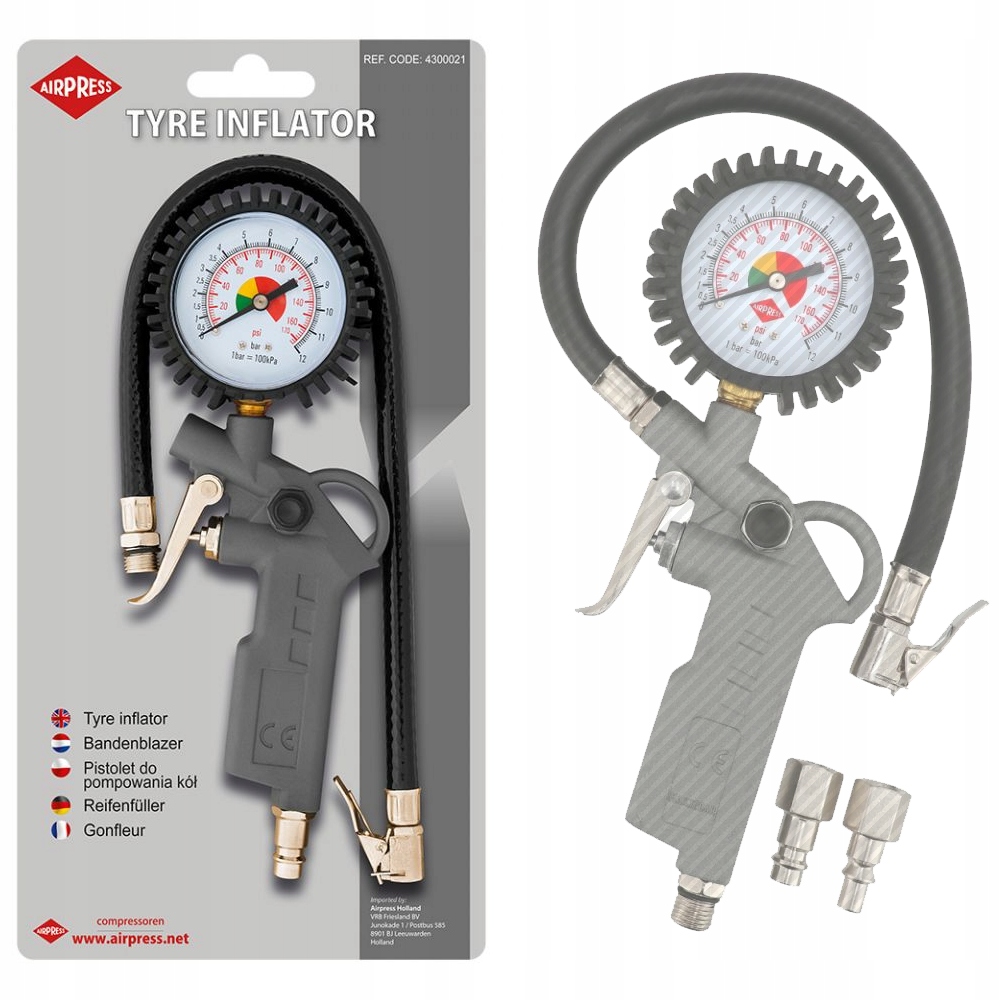 

Airpress Pistolet Do Pompowania Kół 12BAR 4300021