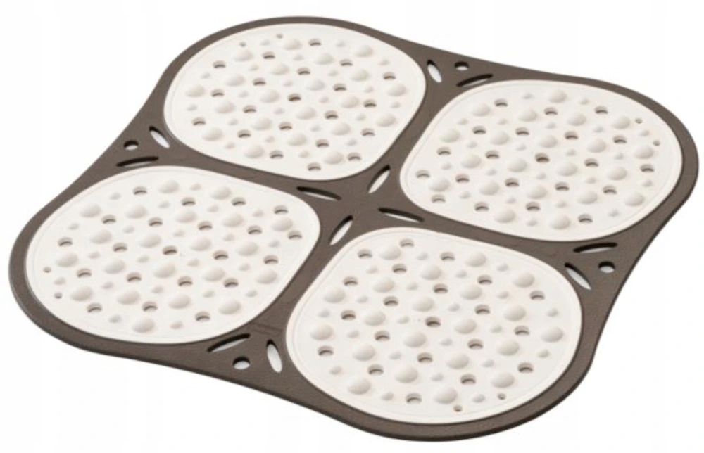 BAMA Mata pod prysznic RELAX, brązowa