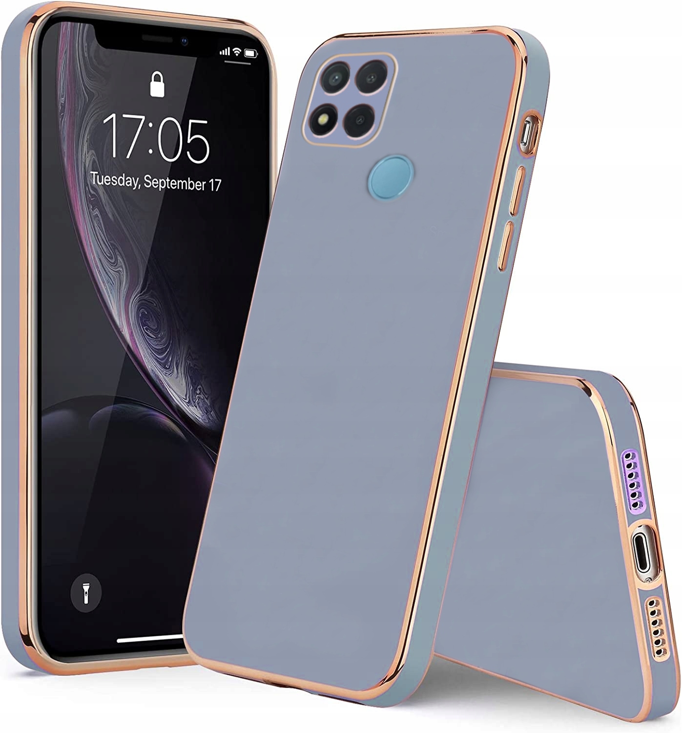 ETUI GLAMOUR DO XIAOMI REDMI 9C SILIKON + SZKŁO Marka Xiaomi