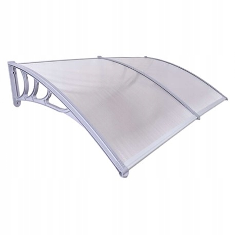 Přístřešek nad dveře Mako Duo 100 x 200 cm šedý