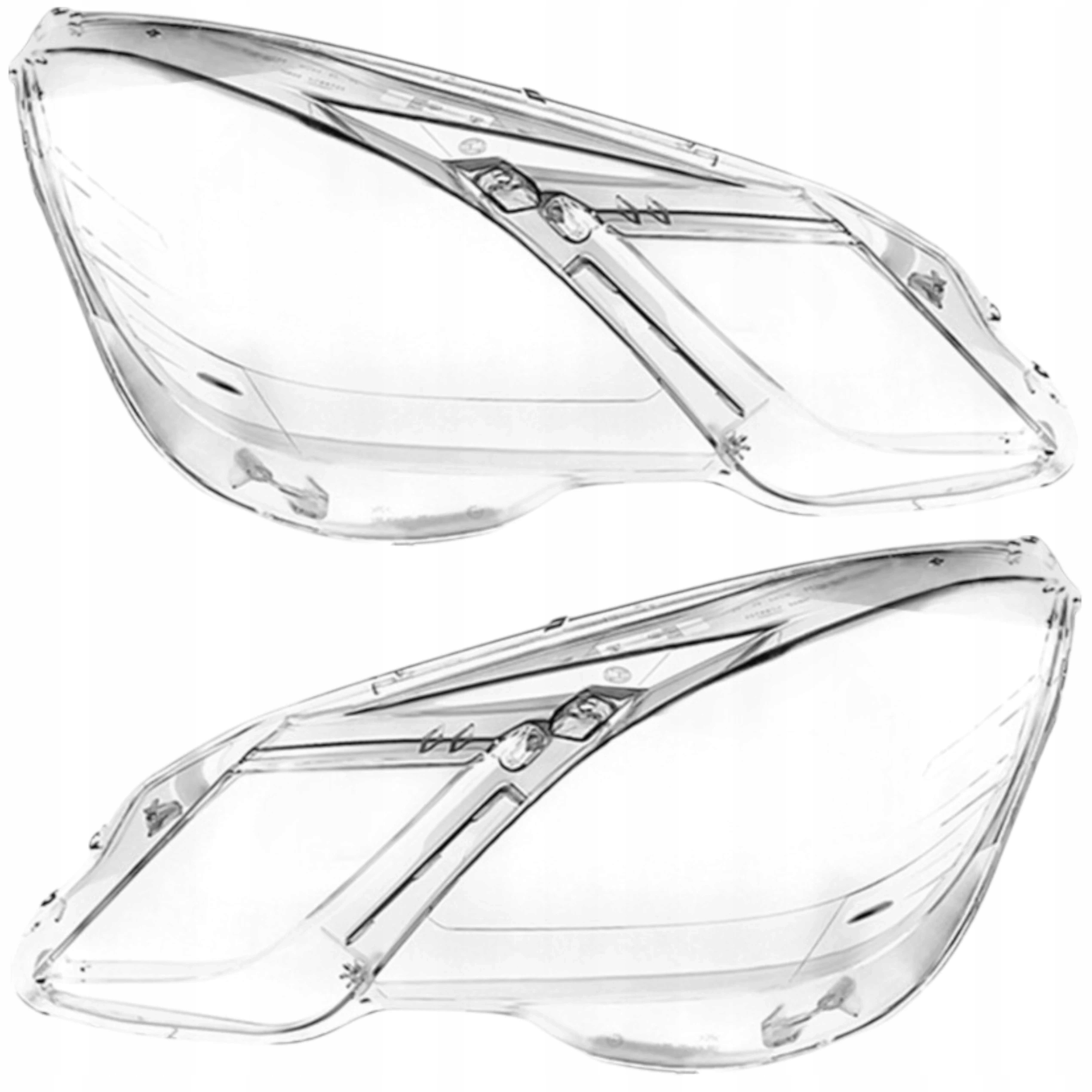 Mercedes E-klasa W212 2009-2013 Klosze skla Reflektorů Uv Lampy Komplet