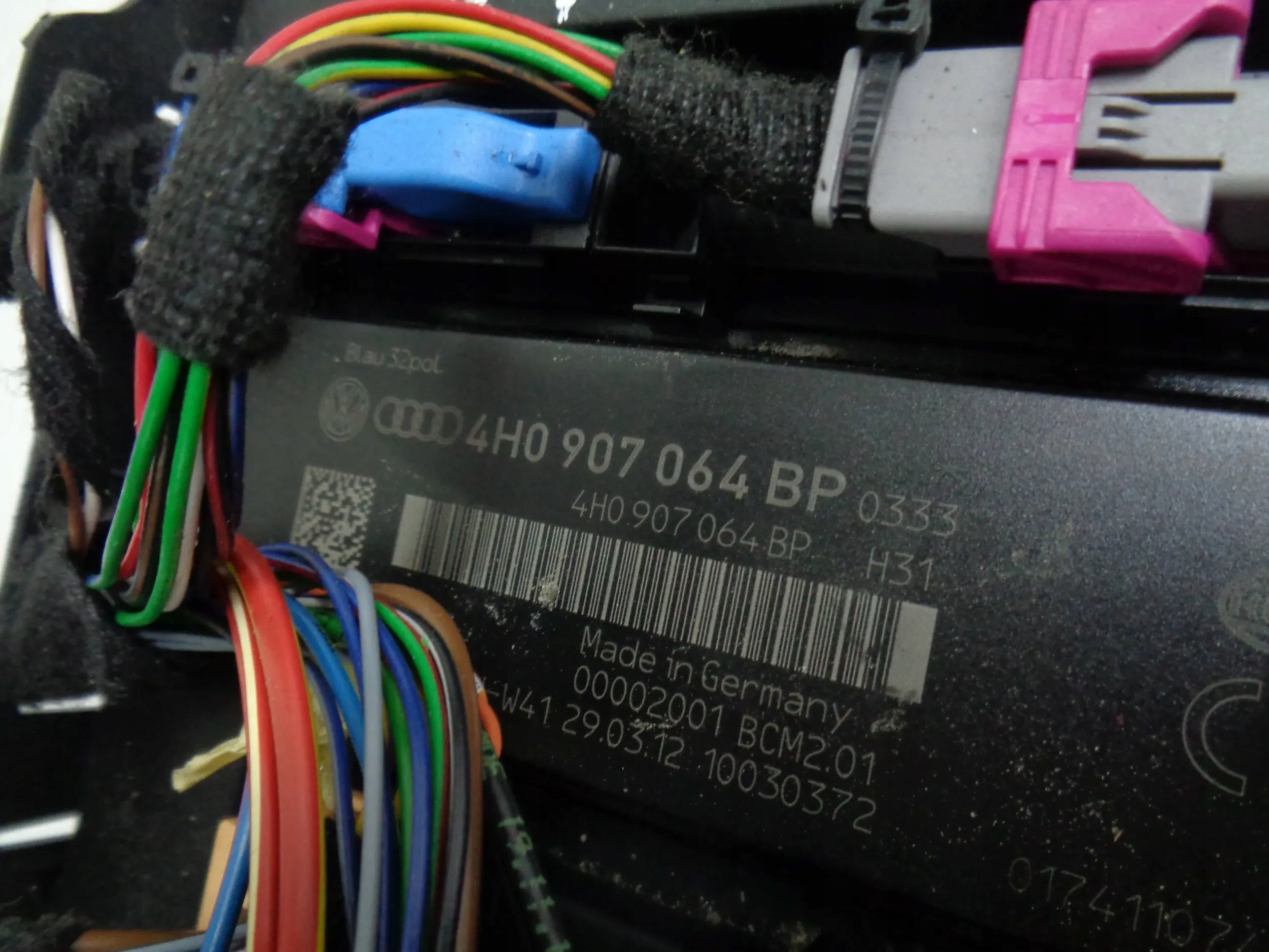 AUDI A6 C7 A7 A8 control unit comfort control unit BCM