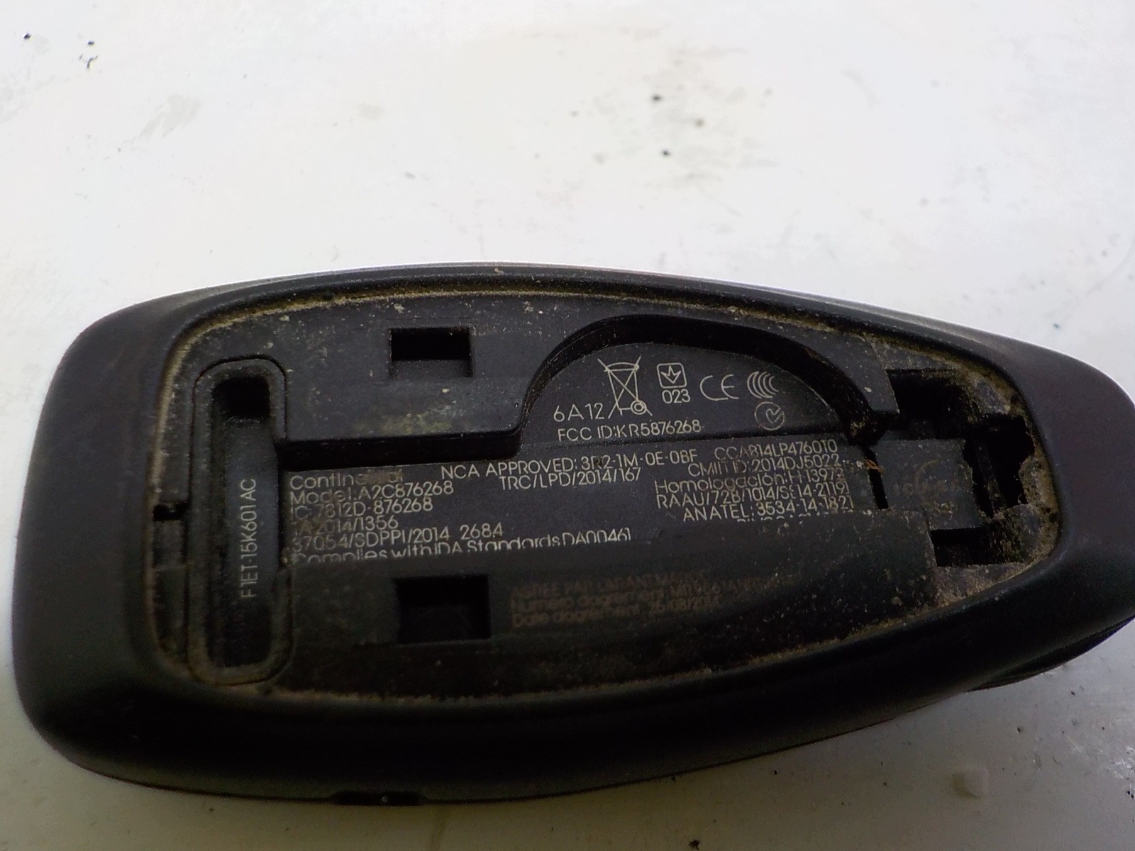 FORD C-MAX II MK2 S-MAX KUGA FIESTA MK8 key PILOT SMART KEY KEYLESS