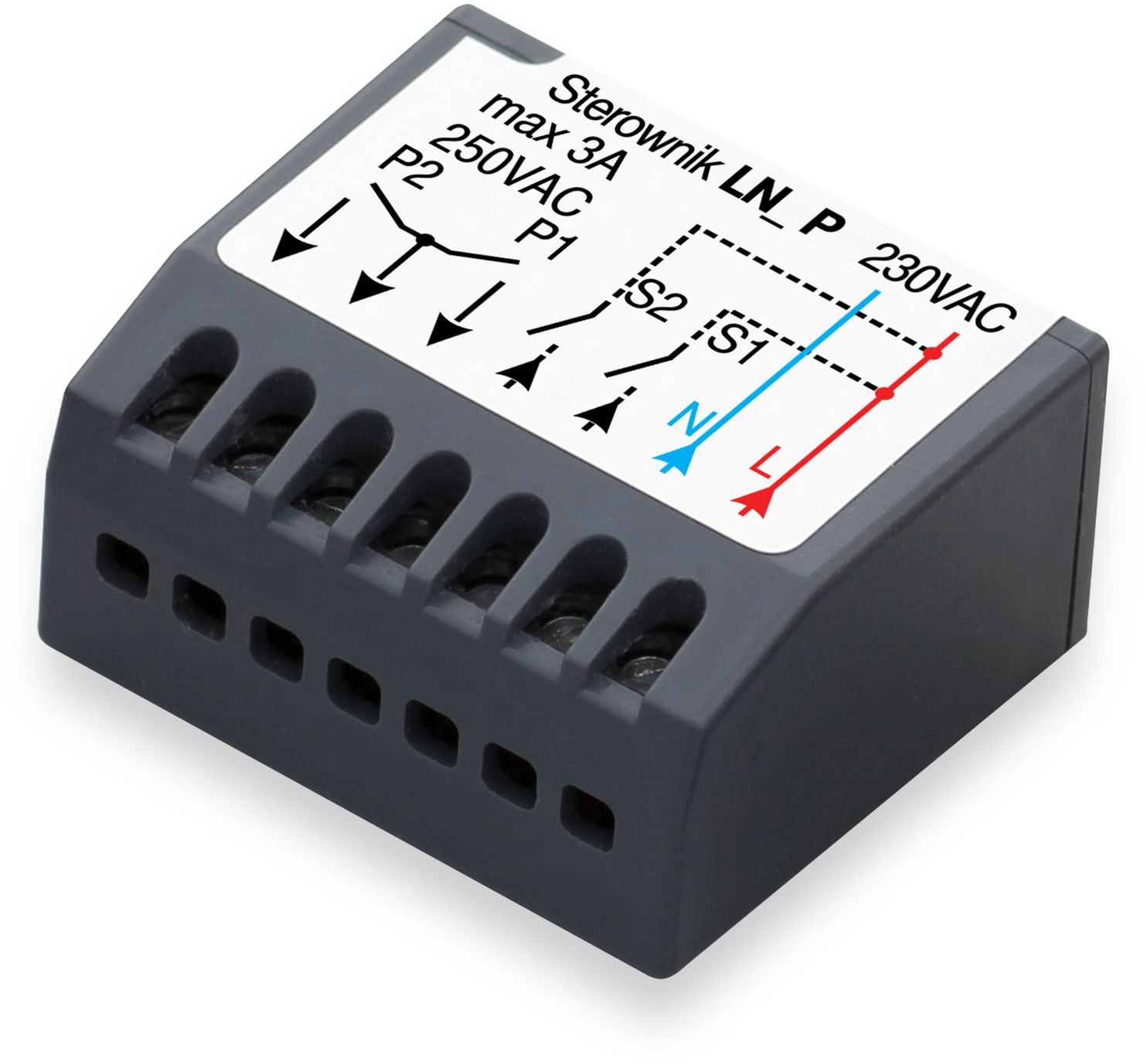 Novoferm prijímač Ln_p 2 kanály riadiace rádio 230V