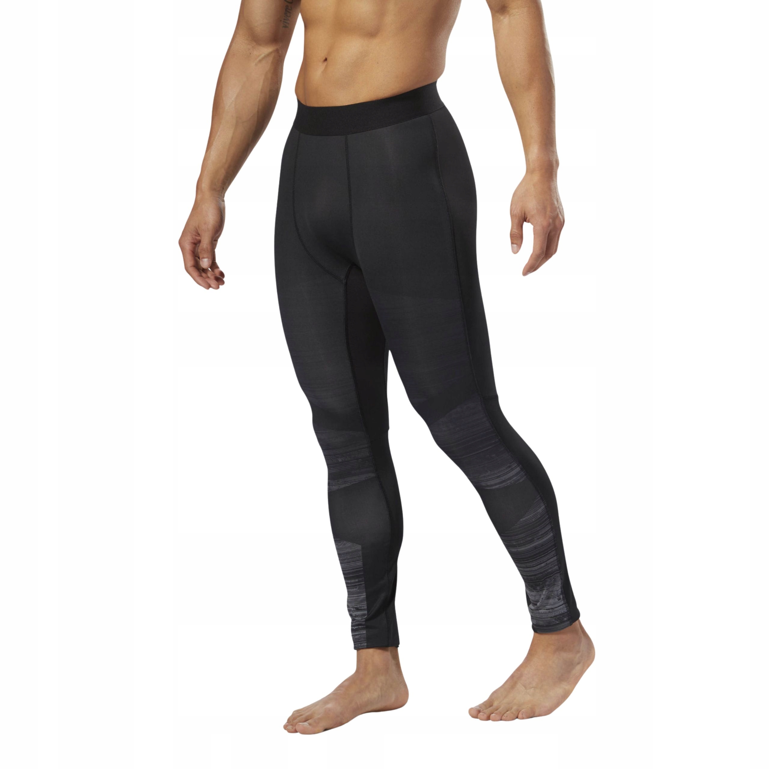Męskie legginsy kompresyjne Reebok Compression Tight M