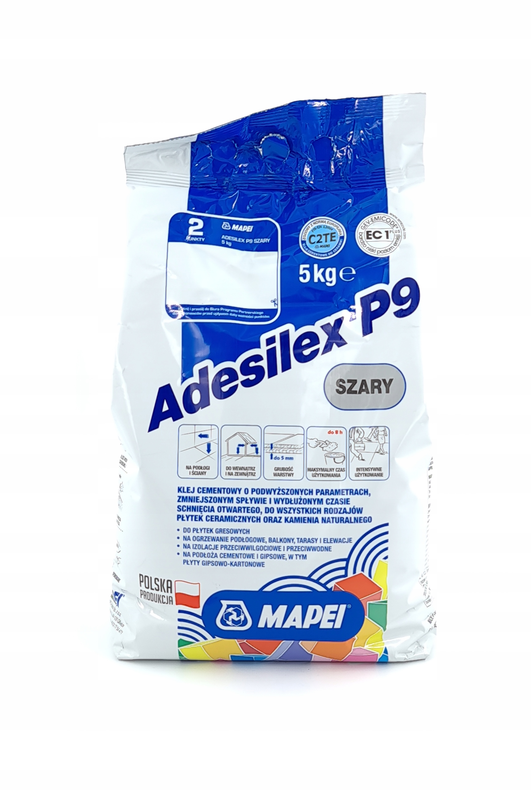 MAPEI ADESILEX P9 szary 5kg
