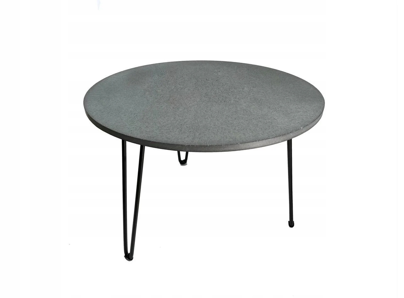 LC-D3-H-0 Luma Concrete Table Dark Grey, Smooth