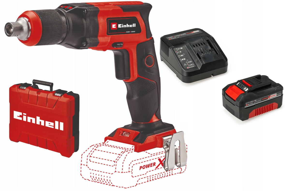 Einhell Šroubovák Na Desky Gk Te-dy 18 Li 4259980 Sada Akumulátor 4,0AH