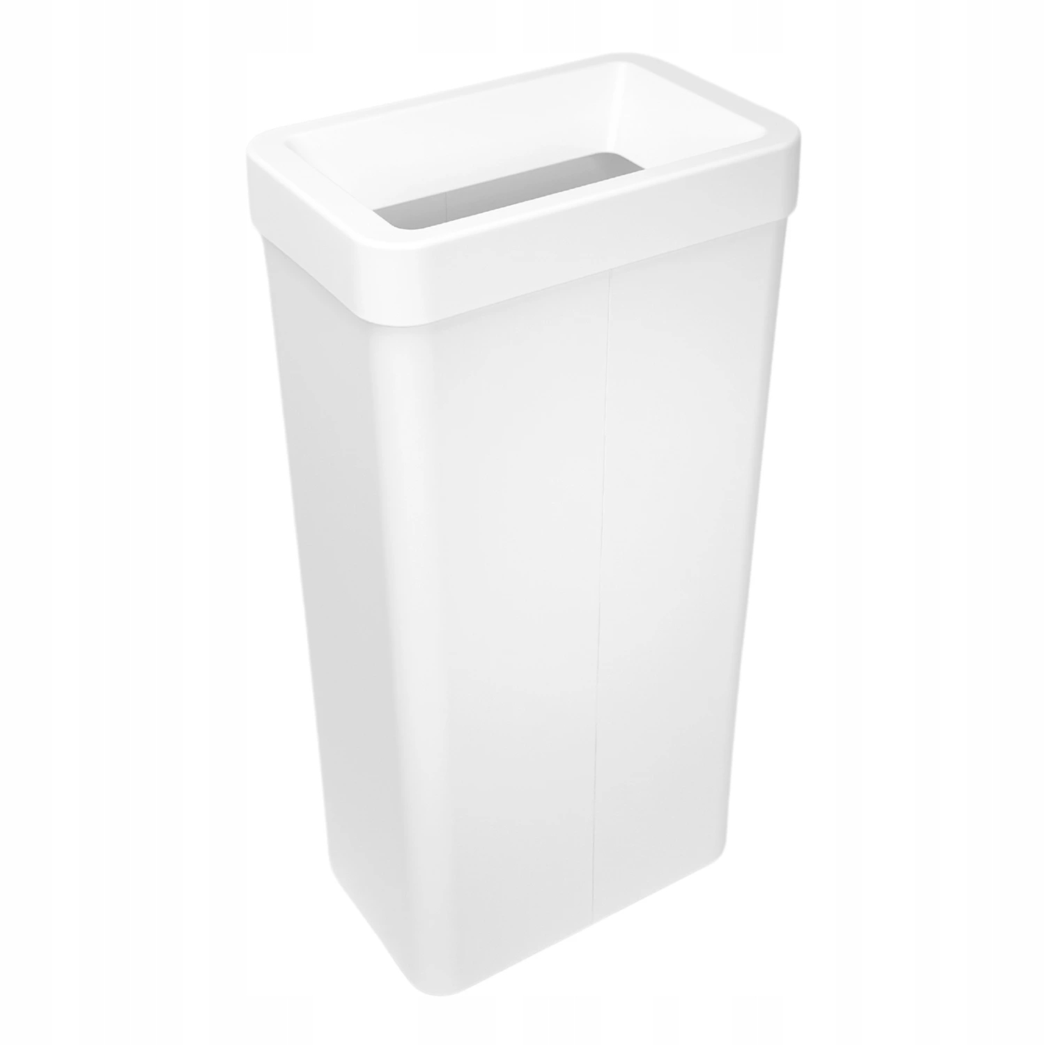 Odpadkový kôš na triedený odpad Caimi Brevetti Maxi W, 85 L, biely, sklo číre