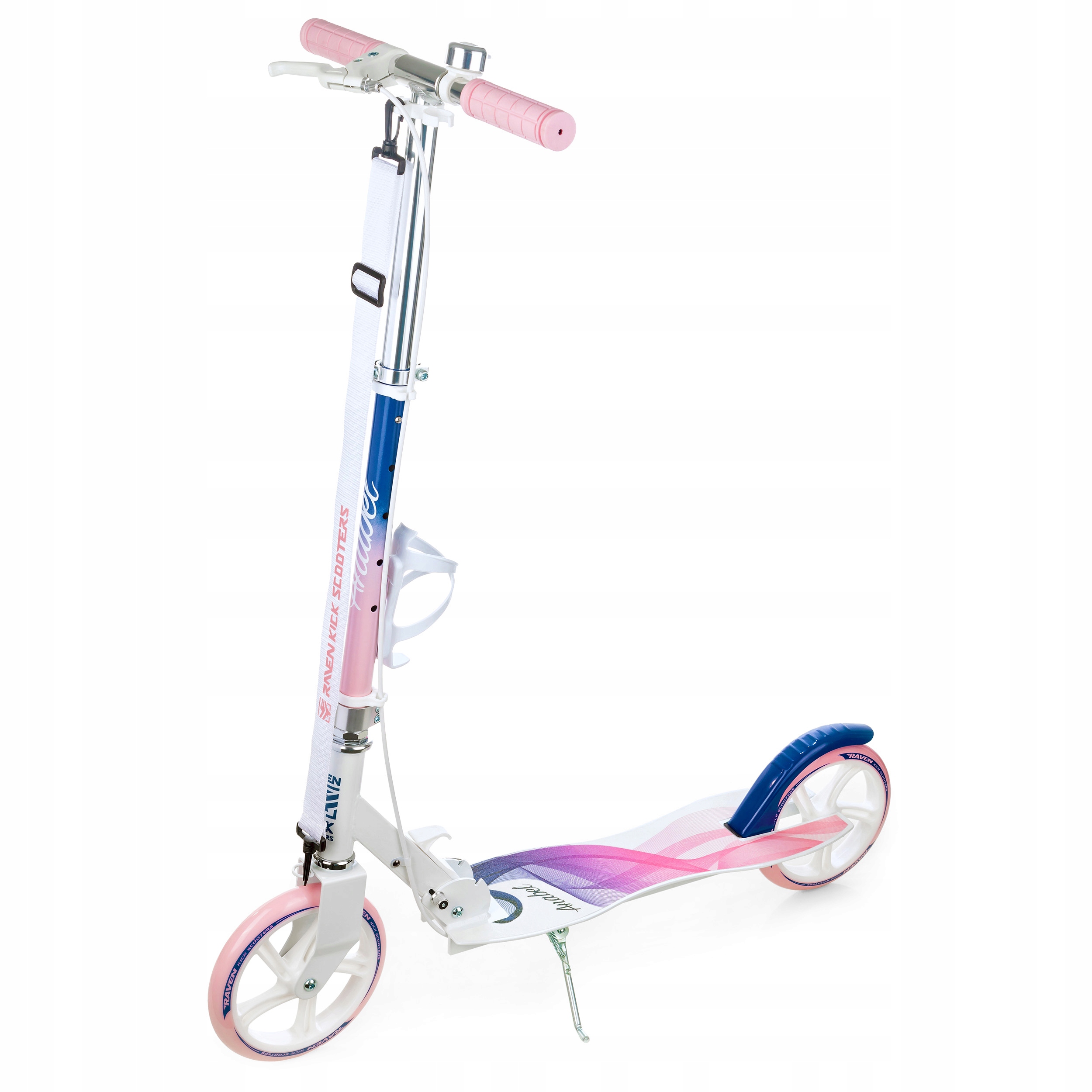 Hulajnoga Raven Anabel Navy/Pink 200mm z hamulcem i dzwonkiem Twardość kół 82A