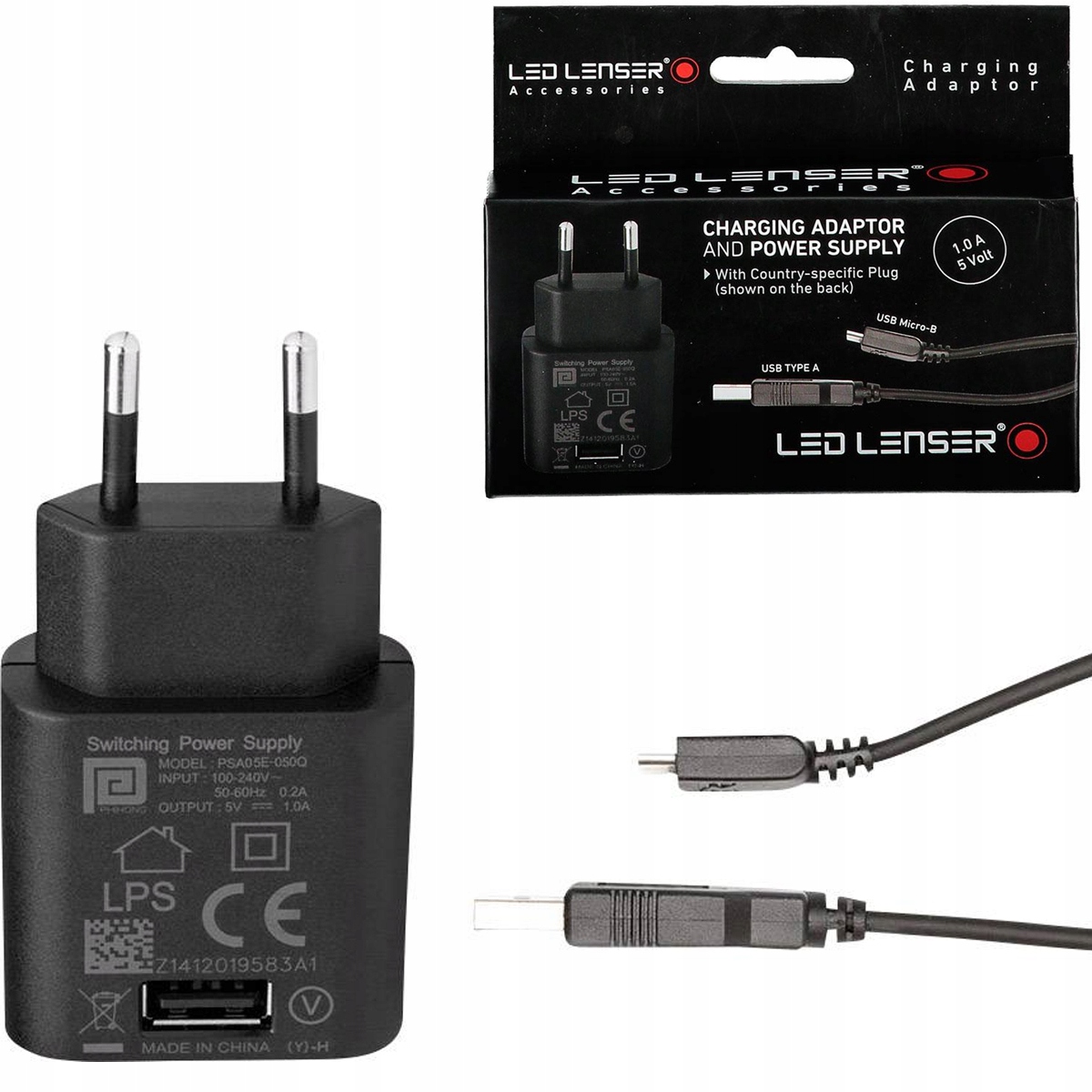 

Ładowarka Led Lenser Typ C Micro Usb Do Latarki 5V