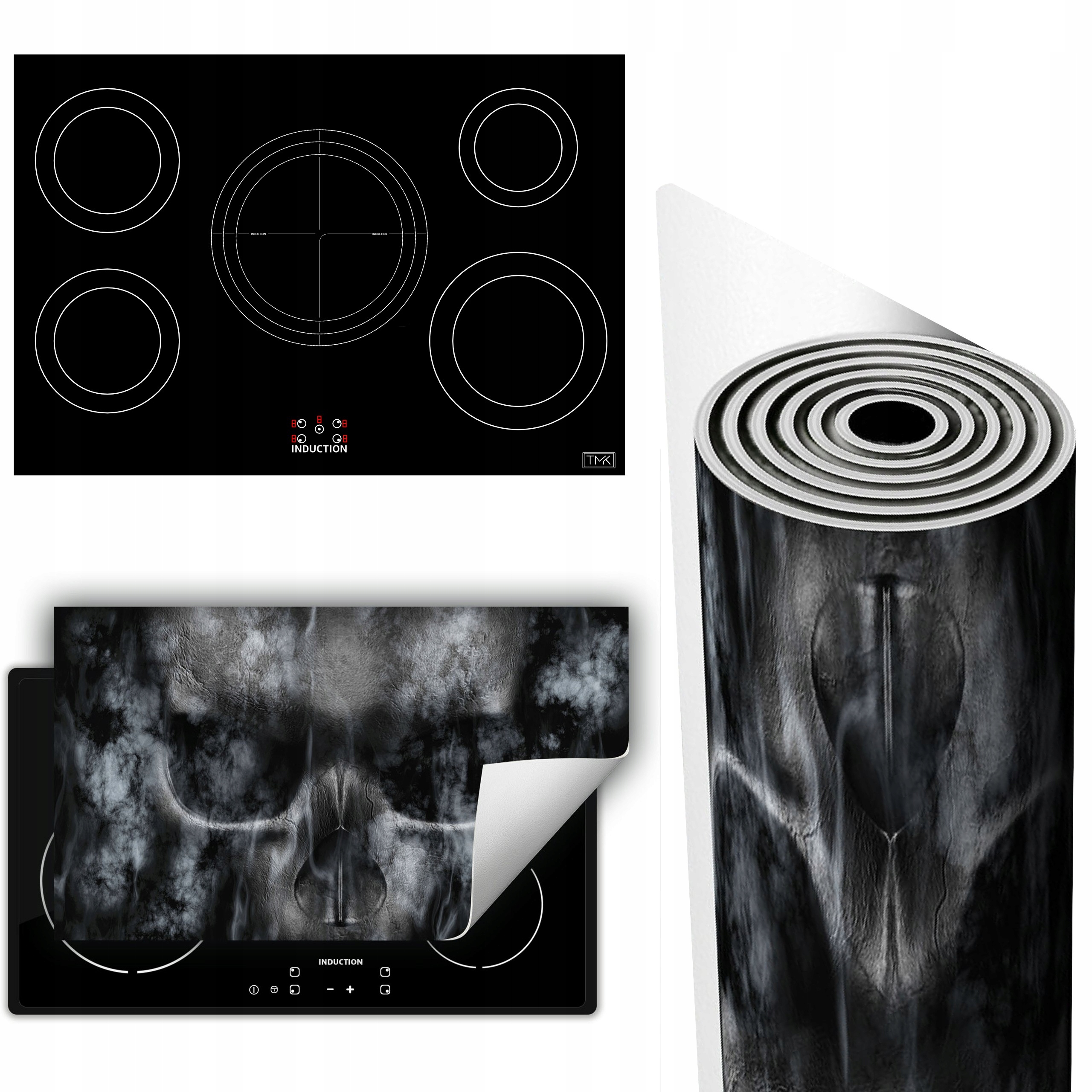 Vinylová Podložka Na Ochranu Kuchyňské Desky 90x52 Lebka
