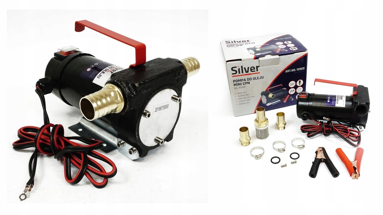 POMPKA POMPA SPUSZCZANIA PALIWA ROPY OLEJU 12V