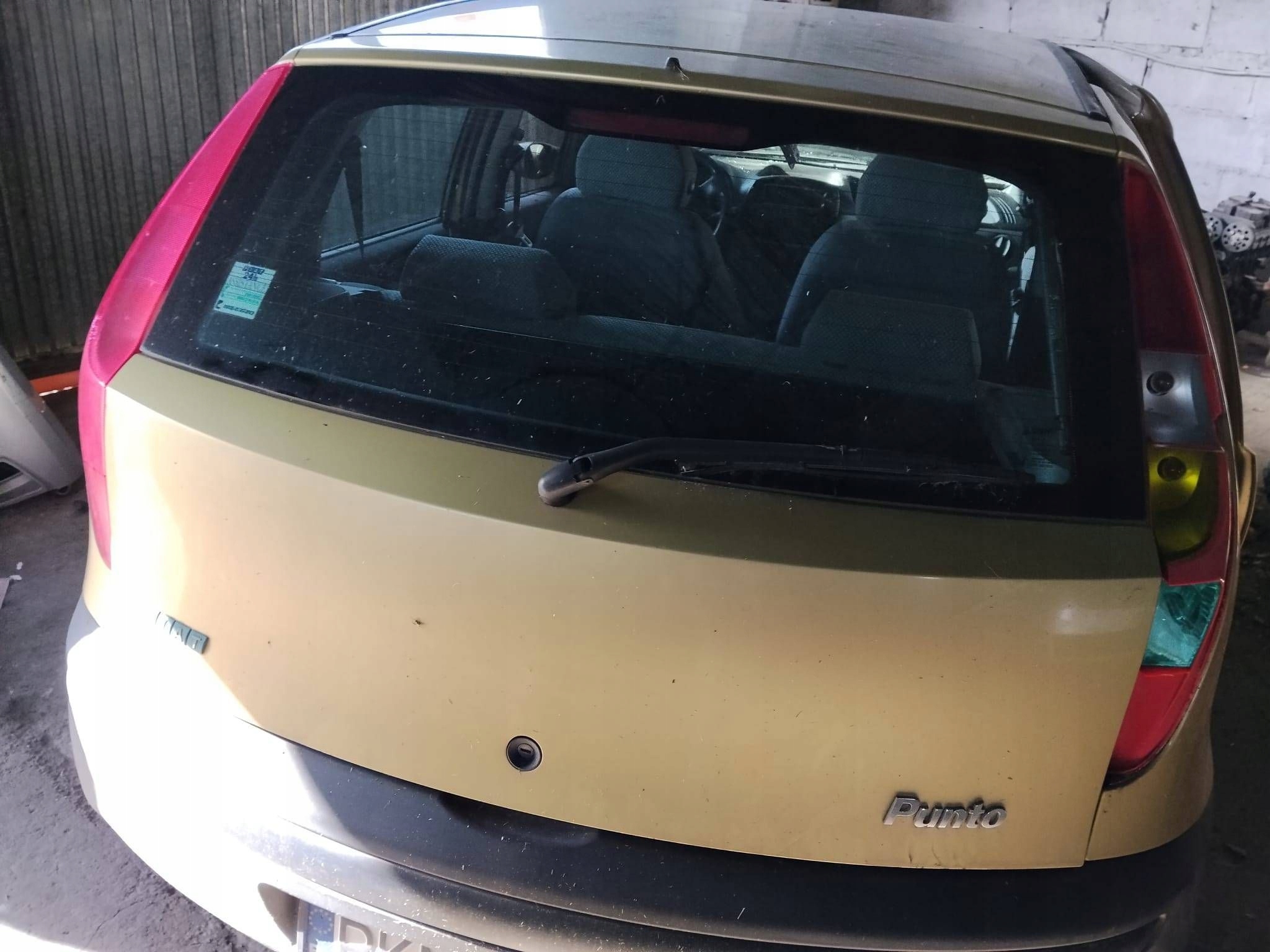 trunk door boot Fiat Punto II