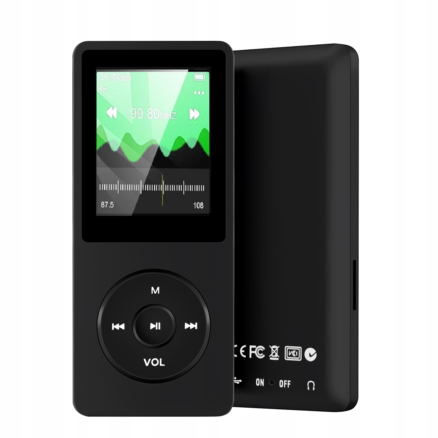 MP3 Přehrávač Rádio Diktafon Redukce Šumu 16 Gb Usb kabel