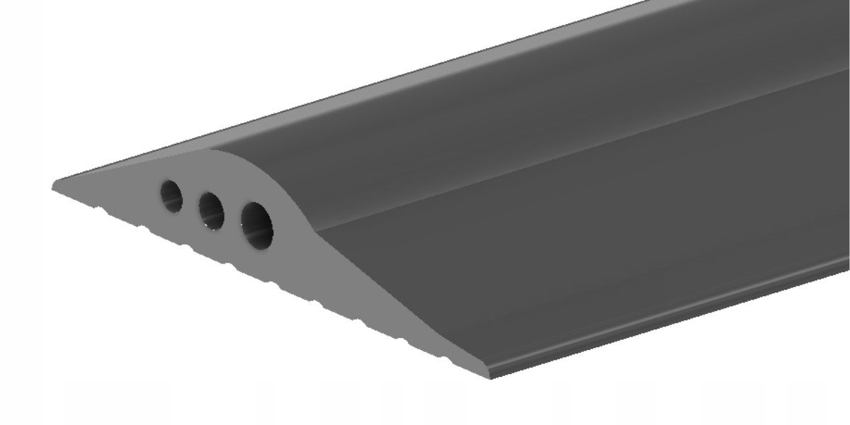 Uszczelka garażowa próg do bramy 78x14mm 4m