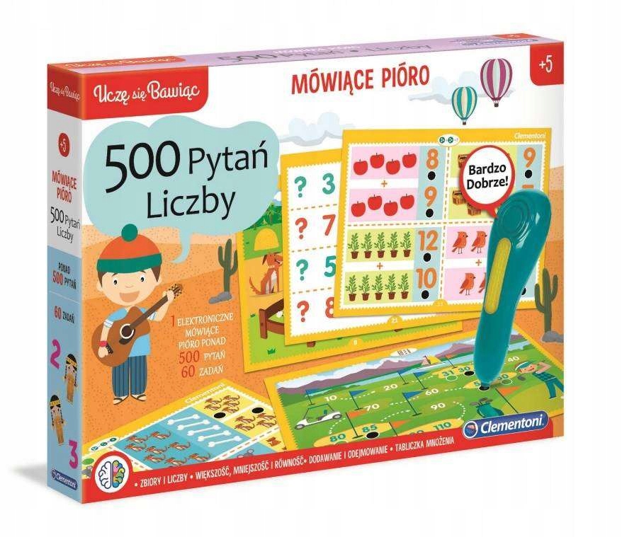 

Mówiące Pióro 500 pytań Liczby Clementoni 50652