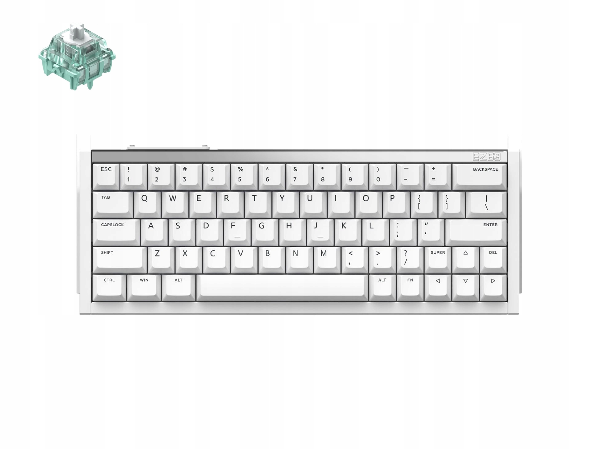 Iqunix EZ63 Klawiatura Gamingowa Magnetyczna Elf Magnetic Jade Pro