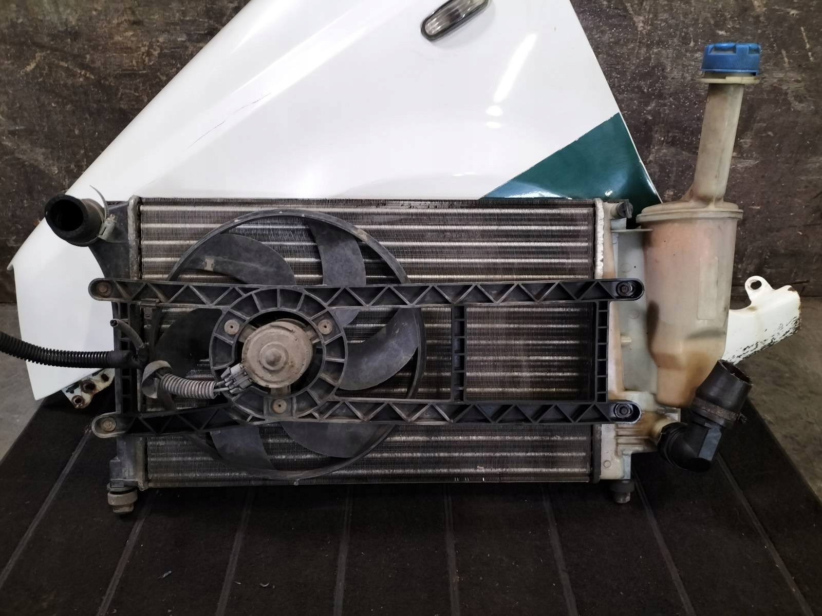completo anteriore radiatore / raffreddatore parafango griglia FIAT PANDA II 268/A