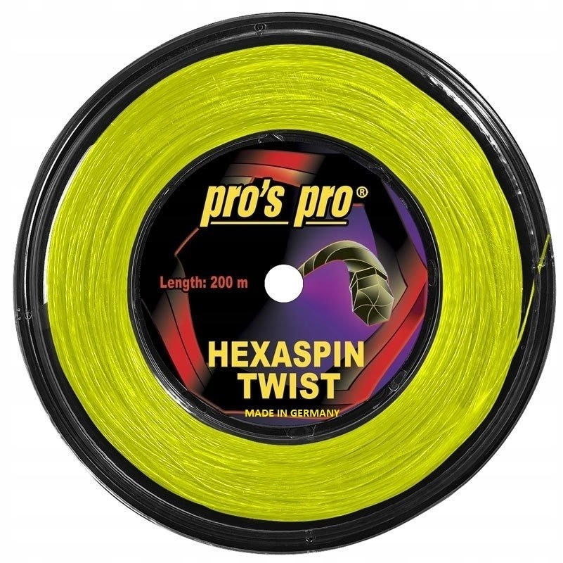 Pro`s Pro Hexaspin Twist 200m, 1,20 mm citronová