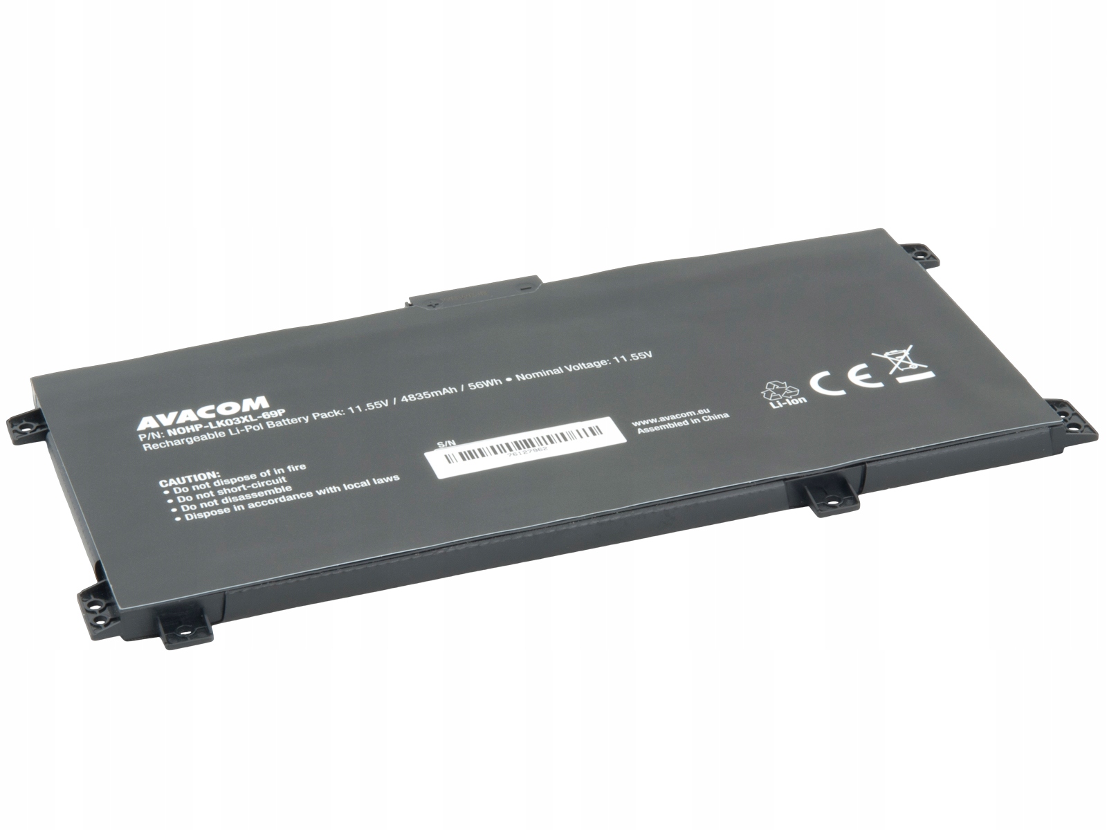 Batéria Avacom pre Hp Envy X360 15-bp series Li-Pol 11, 55 V 4835mAh 56Wh…