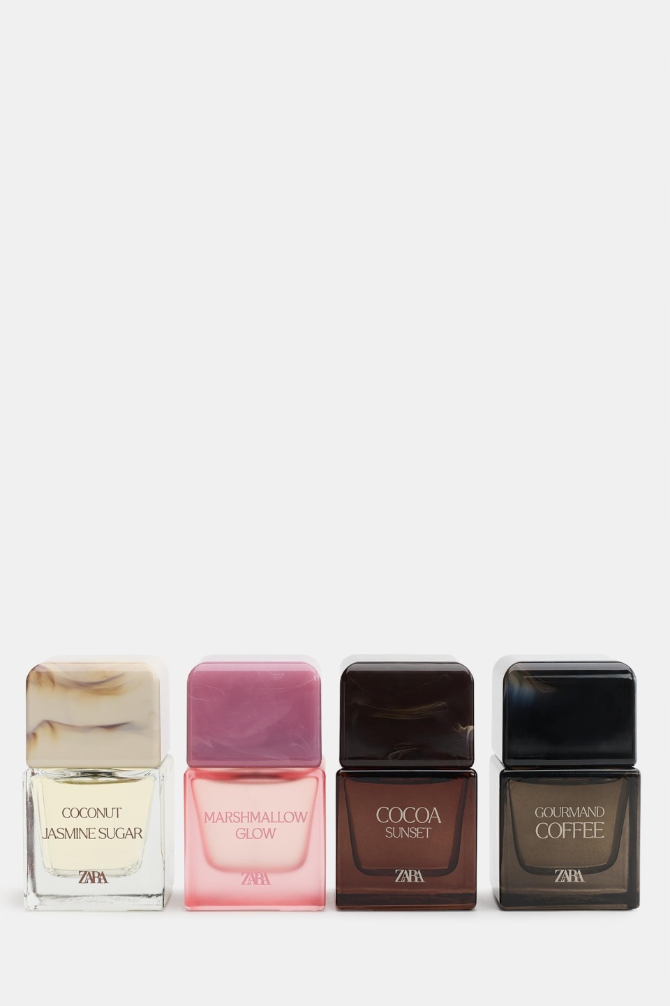 Zestaw Zara Gourmand 4X Cocoa Sunset,gourmand Coffee,marshmallow Glow