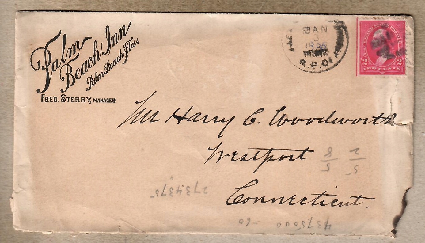 USA, 1895 r . koperta