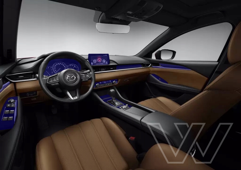 Fólie do interiéru Mazda 6 Průhledná ochrana interiéru