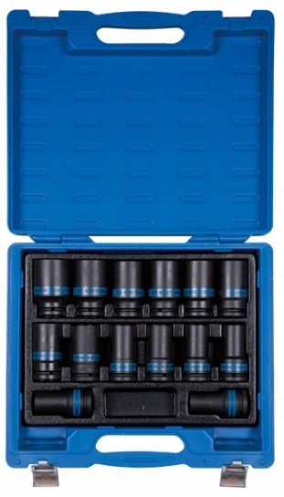 Nárazové nástavce Dlhé 3/4 19-41 mm King Tony 6414MP Dlhý Kufor Vložka