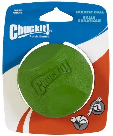 Míček Pro Psy Gumový Nepravidelný Se Odráží Aport Chuckit Erratic Ball L