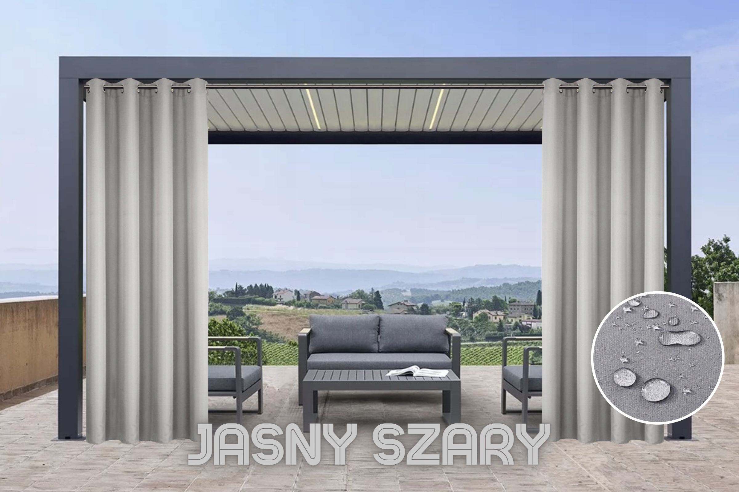 ZASŁONA WODOODPORNA 155x240 NA TARAS OGRODOWA Kod producenta ZASŁONA NA TARAS ALTANĘ WODOSZCZELNA 240