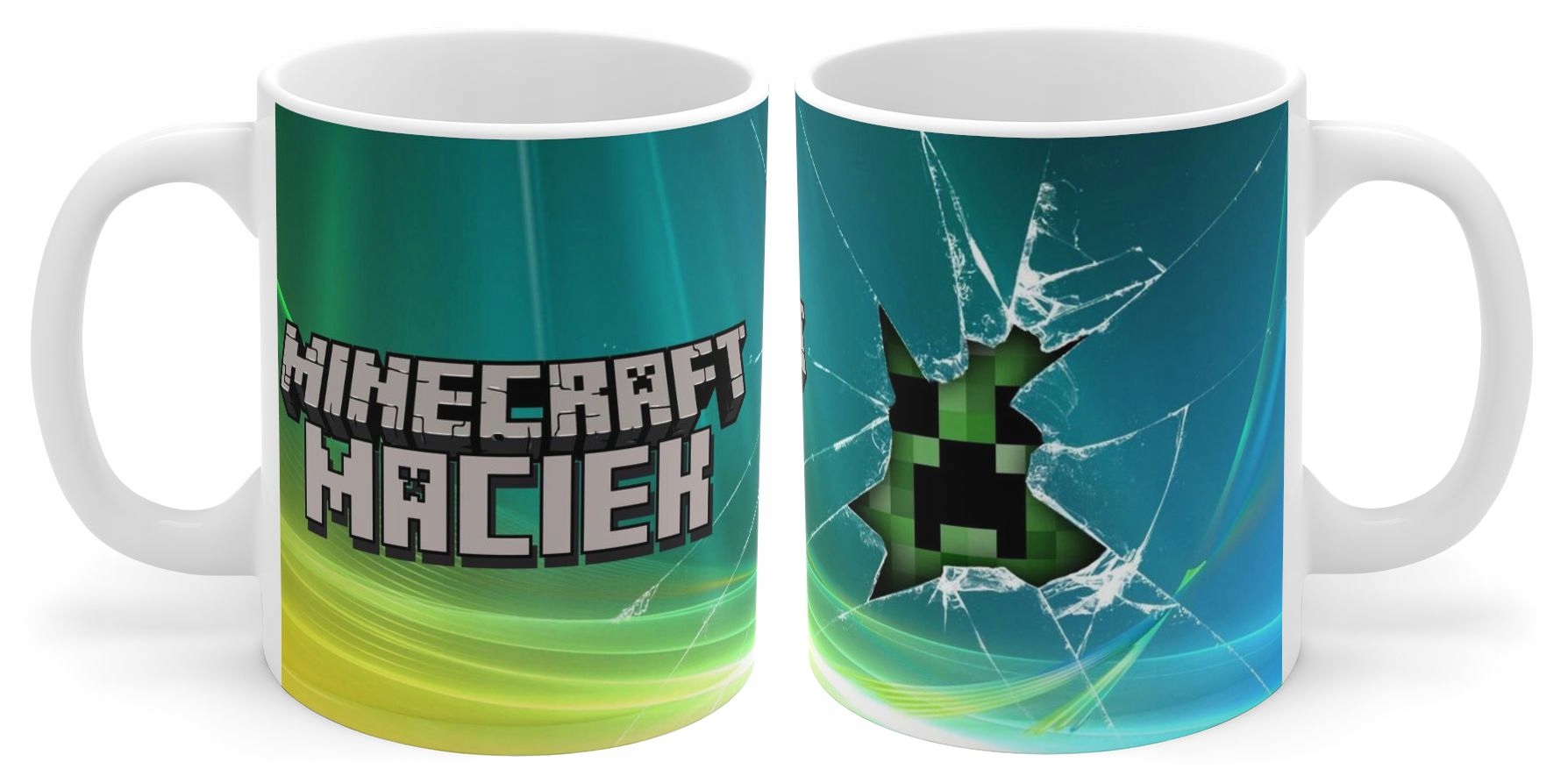 Kubek + imię Minecraft Creeper Pulpit Windows EAN (GTIN) 7891155009047