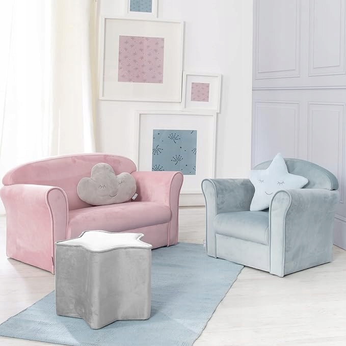 Sofa Roba Lil 38 x 78 x 43 cm różowa Marka Roba