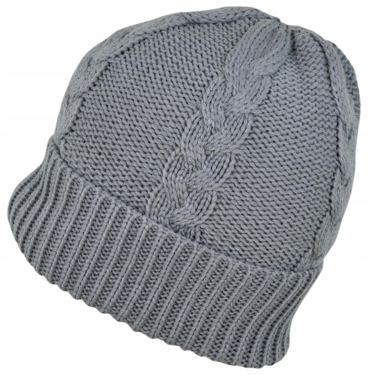 

Szaleo _wywijana Czapka Winter braid cz0621-1