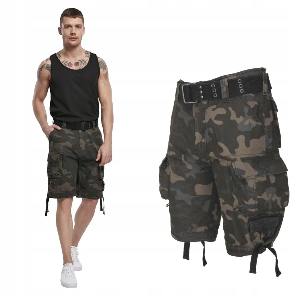 Kraťasy s krátkým rukávem Brandit Savage Vintage Darkcamo XXL [XXL]