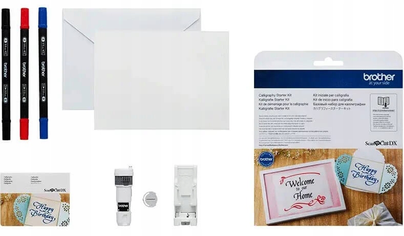 Zestaw startowy do kaligrafii do ploterów CADXCLGKIT1 Brother ScanNCut Sdx