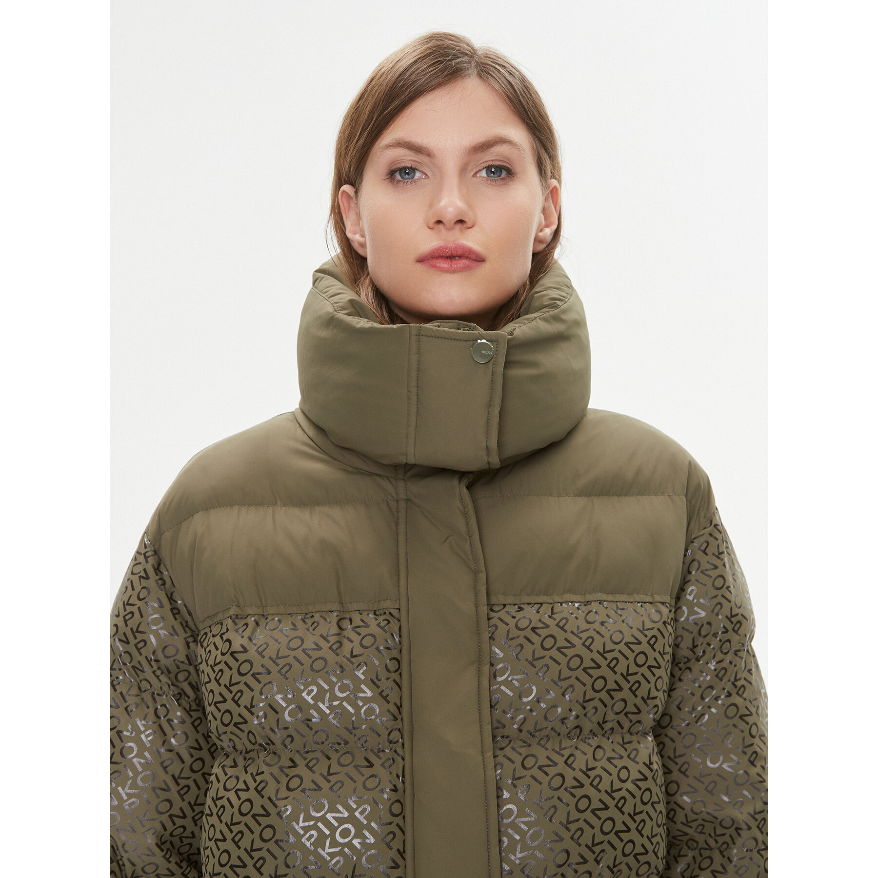 Pinko Damskie Kurtka przejściowa Khaki