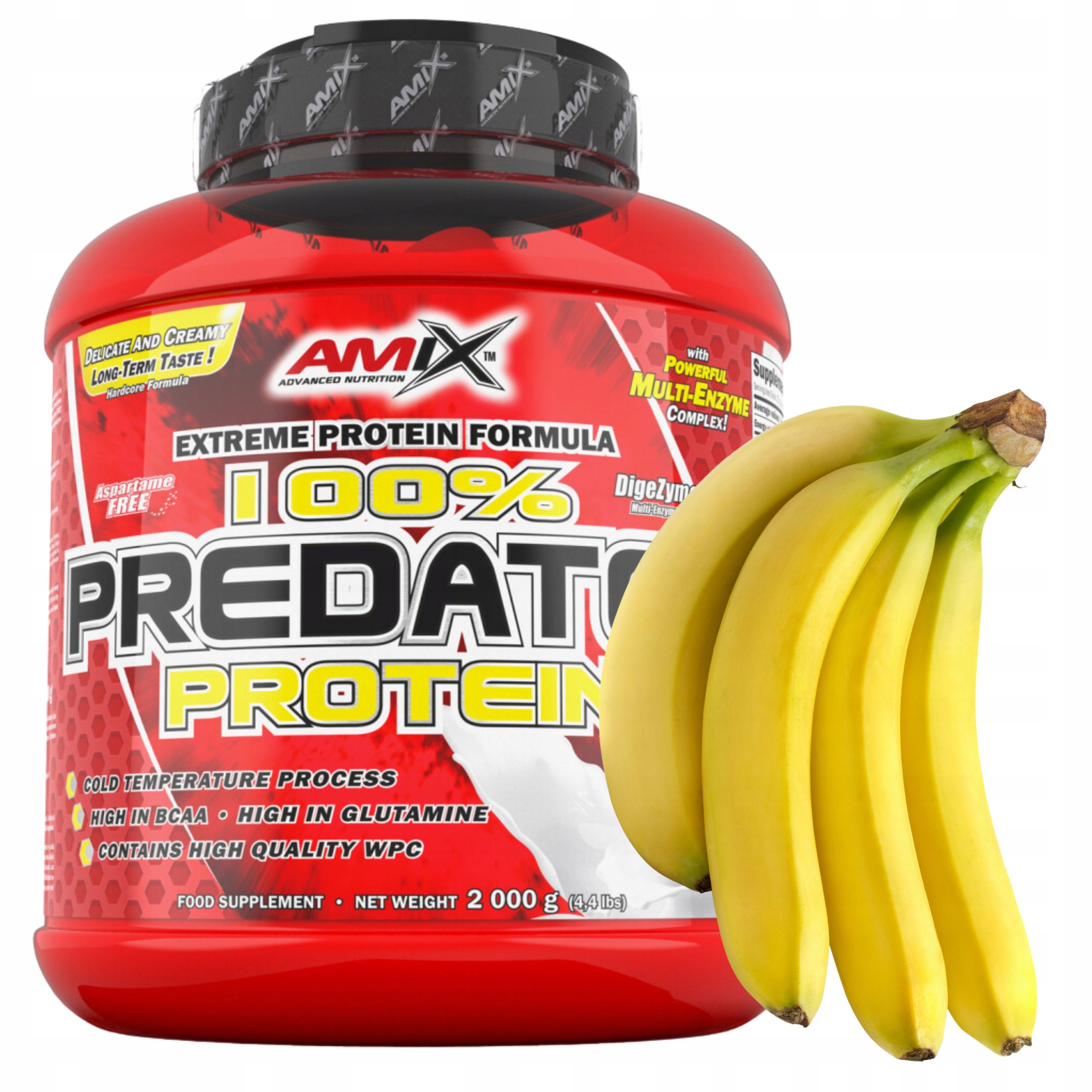Syrovátkový Protein Wpc Protein Trávicí Enzymy glutamin Banán 2 kg