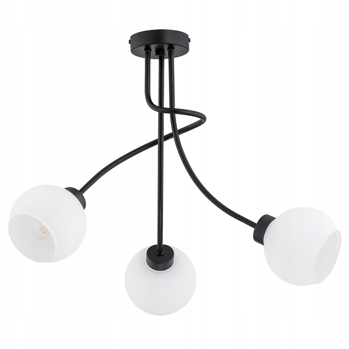 Závěsná lampa Alfa Sosnowscy Plena 3 světelné body E27