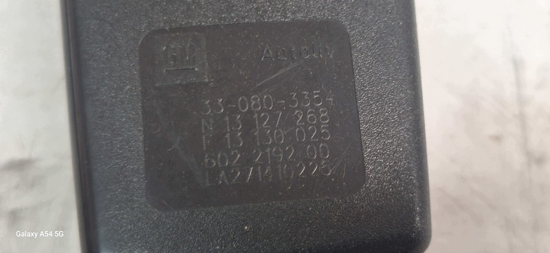 Spanner öv, szíj Sicherheits rechts OPEL ZAFIRA B 602219200