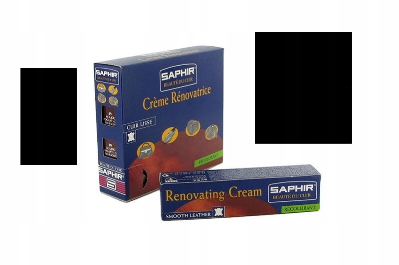 Krem do renowacji skór 100% skutecznosć-SAPHIR Renovating Cream 25ml CZARNY