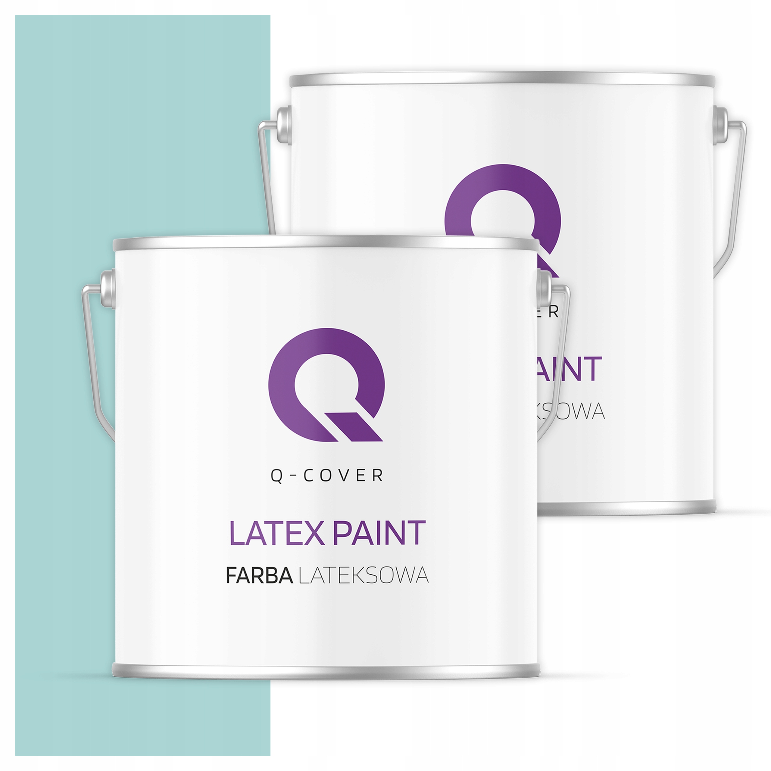 Barva vnitřní stropní barva 5L Hluboká matná barva Tyrkysová Světlá