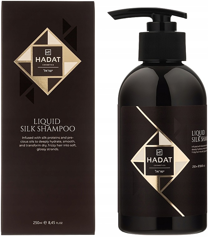 Szampon dla blasku i połysku włosów Hadat Hydro Liquid Silk Shampoo, 250 ml