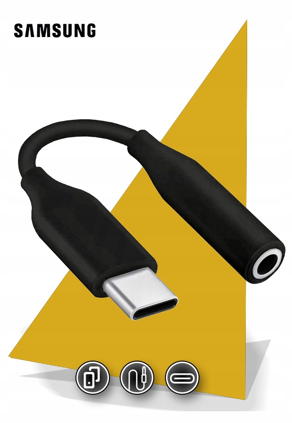 ORYGINALNY ADAPTER SAMSUNG USB-C DO MINI JACK 3.5 Marka Samsung