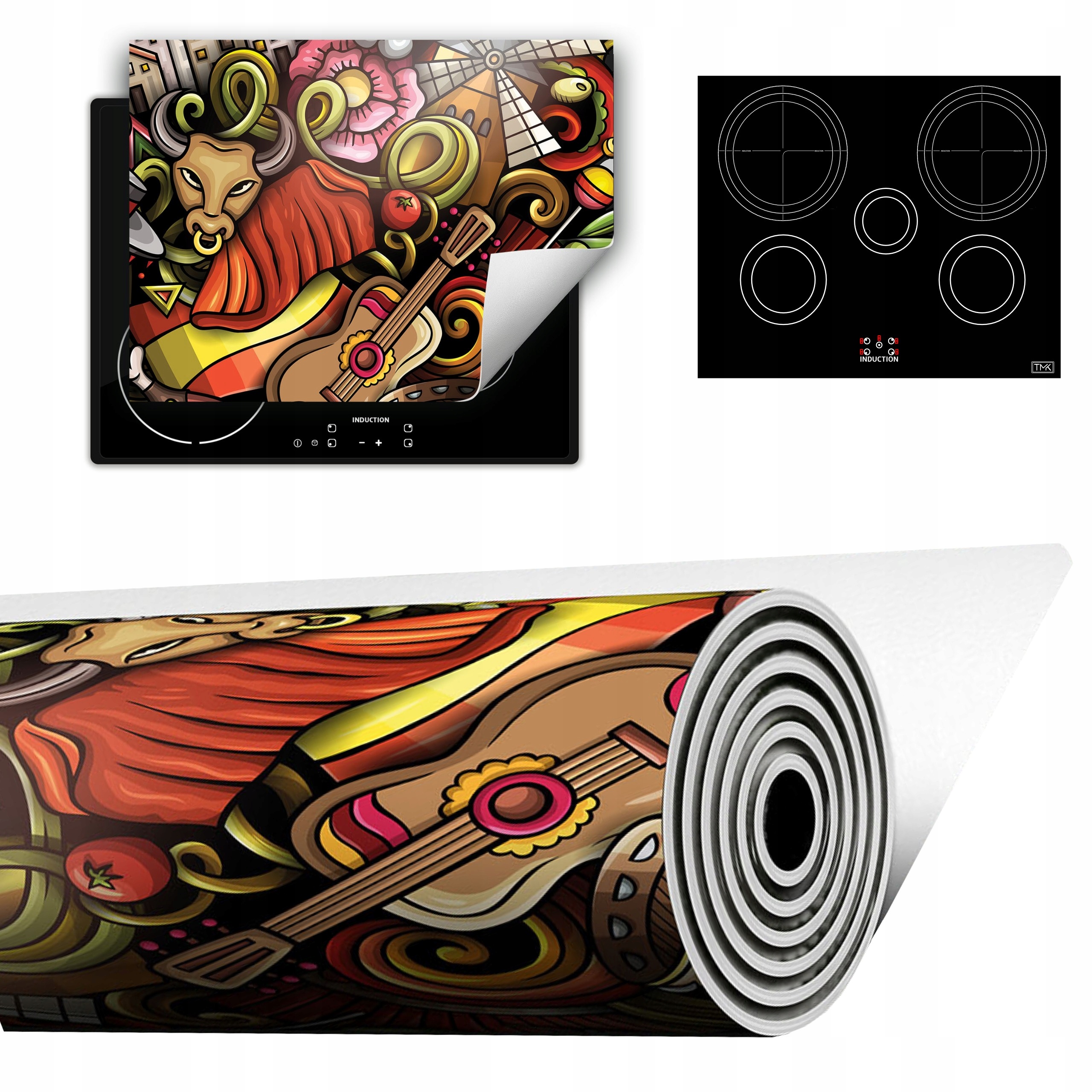 Vinylová Podložka Do Kuchyně Více Místa 70x52 barevná Španělsko