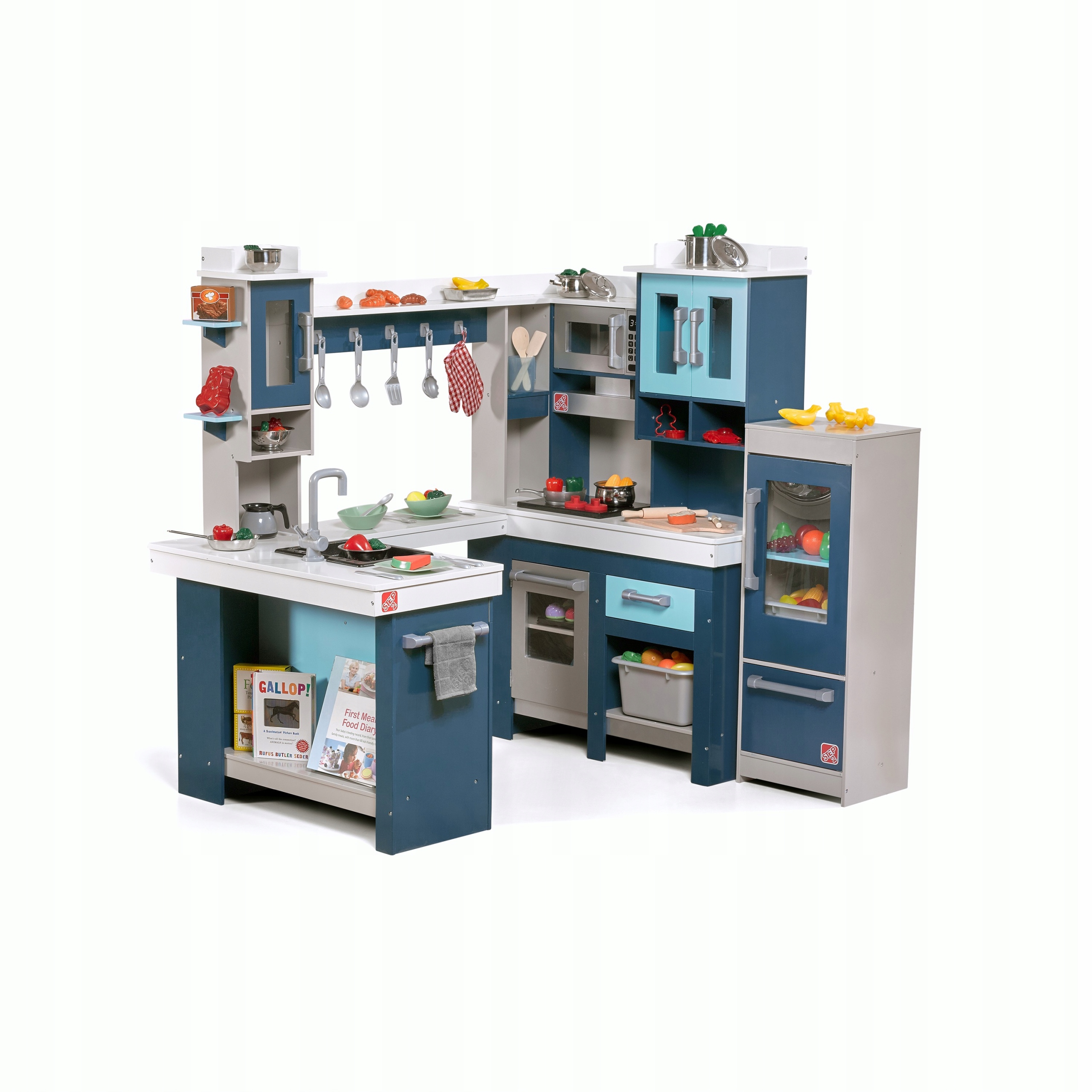 Kuchnia zabawkowa z drewna 15 akcesoriow Step2 Stan opakowania oryginalne