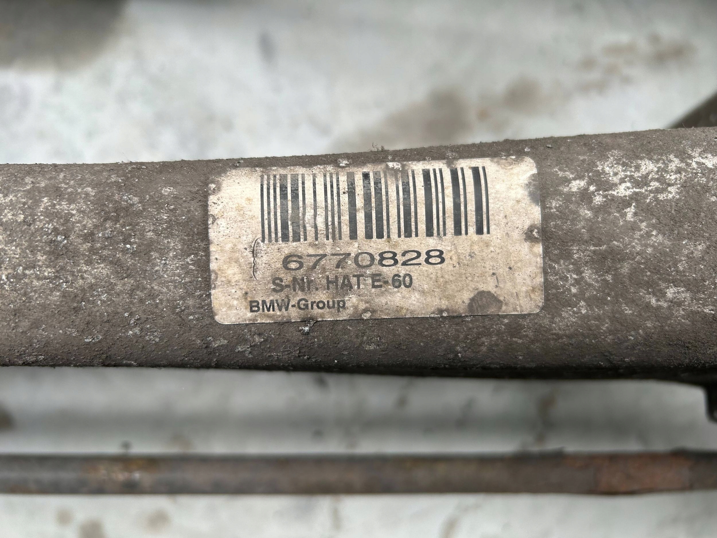 complete axle beam subframe rear part Komplet BMW 5 E60 E61 2005 525d 6770828